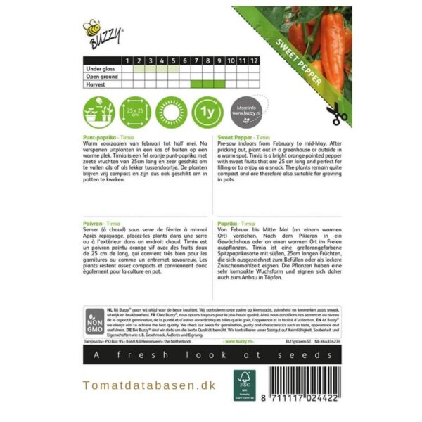Snack peberfrugt - 'Timia'