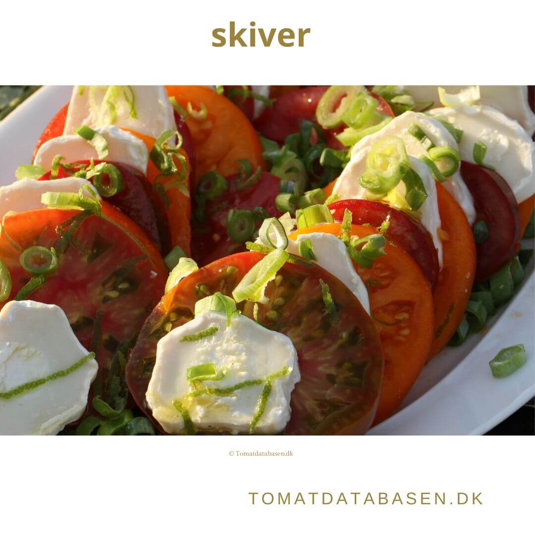 Tomatsorter der er velegnet til skiver