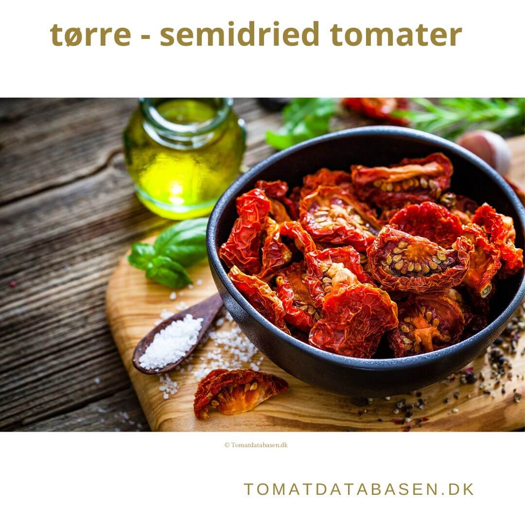 Tomatsorter der er velegnet til semi-dried