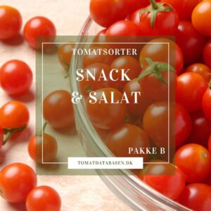 Snack og salat frøpakke | Tomat frøpakke | Tomatdatabasen.dk