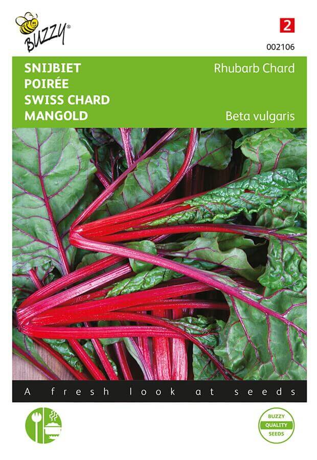 Bladbede - 'Rhubarb Chard' - Billede 2