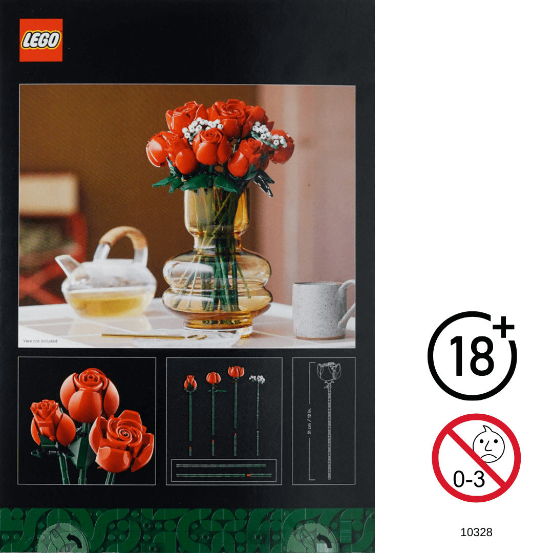 LEGO Botanicals - Buket roser - Billede 2