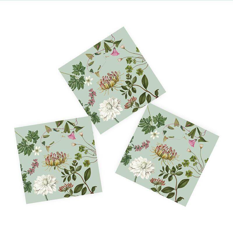 Servietter – Flora Danica Green - Billede 2